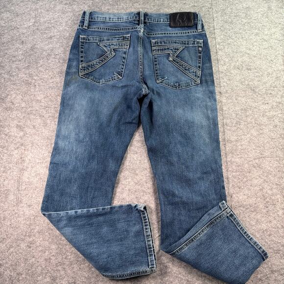 Rock‎ & Republic Men's 32X30 Neil Straight Leg Denim Blue Jeans - Picture 7 of 8